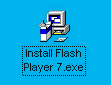 Instalador do Macromedia Flash Player 7